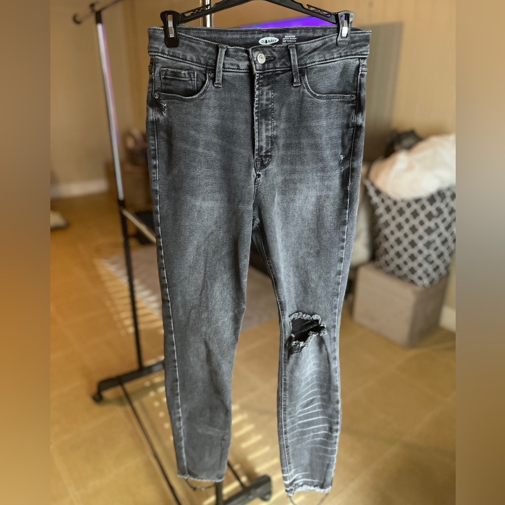Old Navy Dark Gray Skinny Jeans
